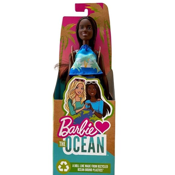 Barbie Other - Barbie Loves the Ocean African American Long Hair Doll Brand New